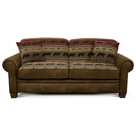 Sofa with Nailhead Trim